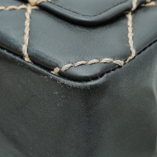 Chanel Black Wild Stitch Flap Bag