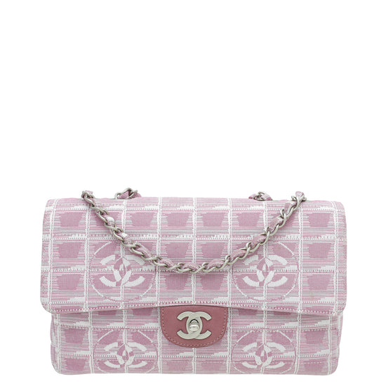 Chanel Light Pink Travel Line Flap Medium Bag – The Closet