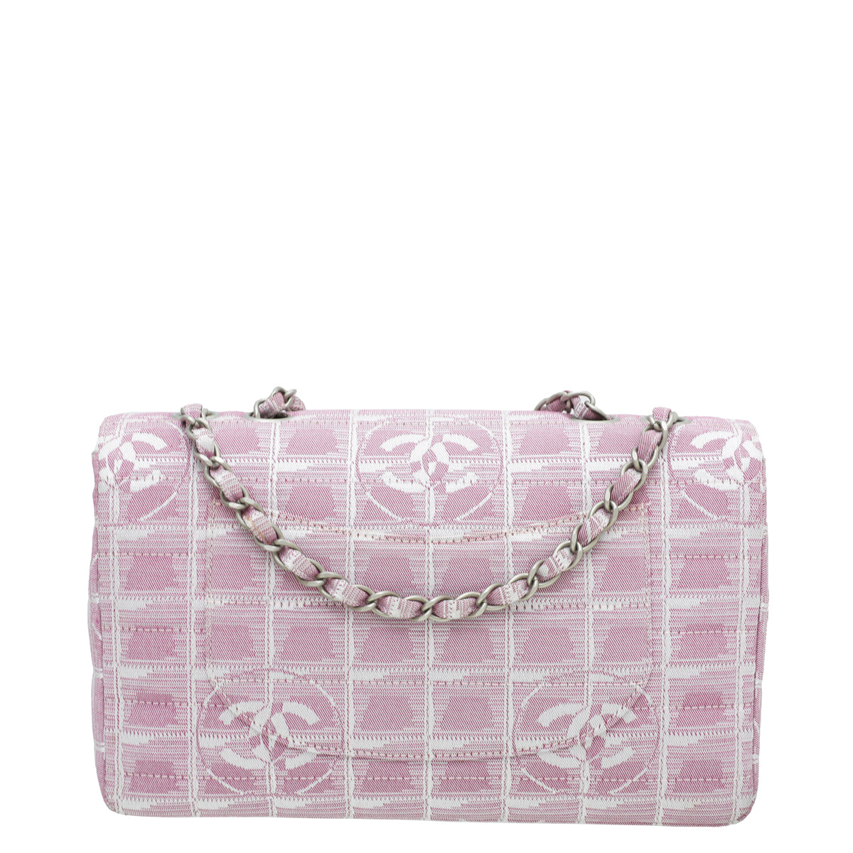 Chanel Light Pink Travel Line Flap Medium Bag-Chanel-THE CLOSET