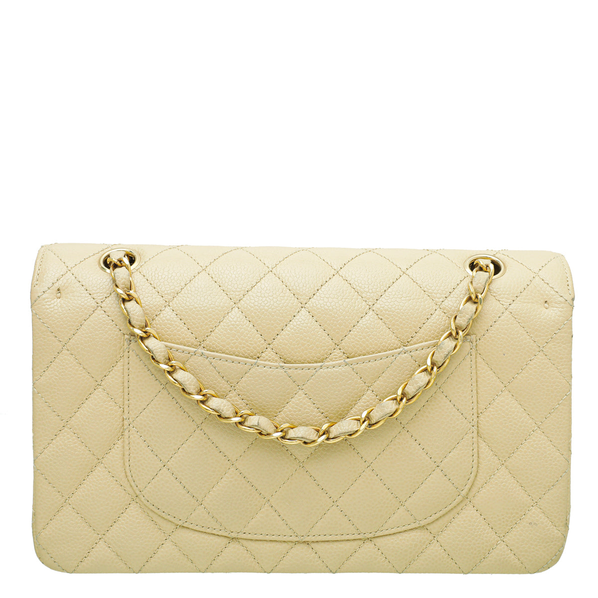Chanel Beige Classic Double Flap Medium Bag-Chanel-THE CLOSET