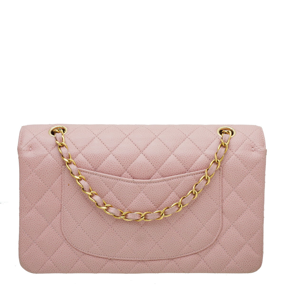 Chanel Light Pink Classic Double Flap Medium Bag
