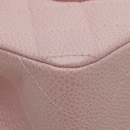 Chanel Light Pink Classic Double Flap Medium Bag