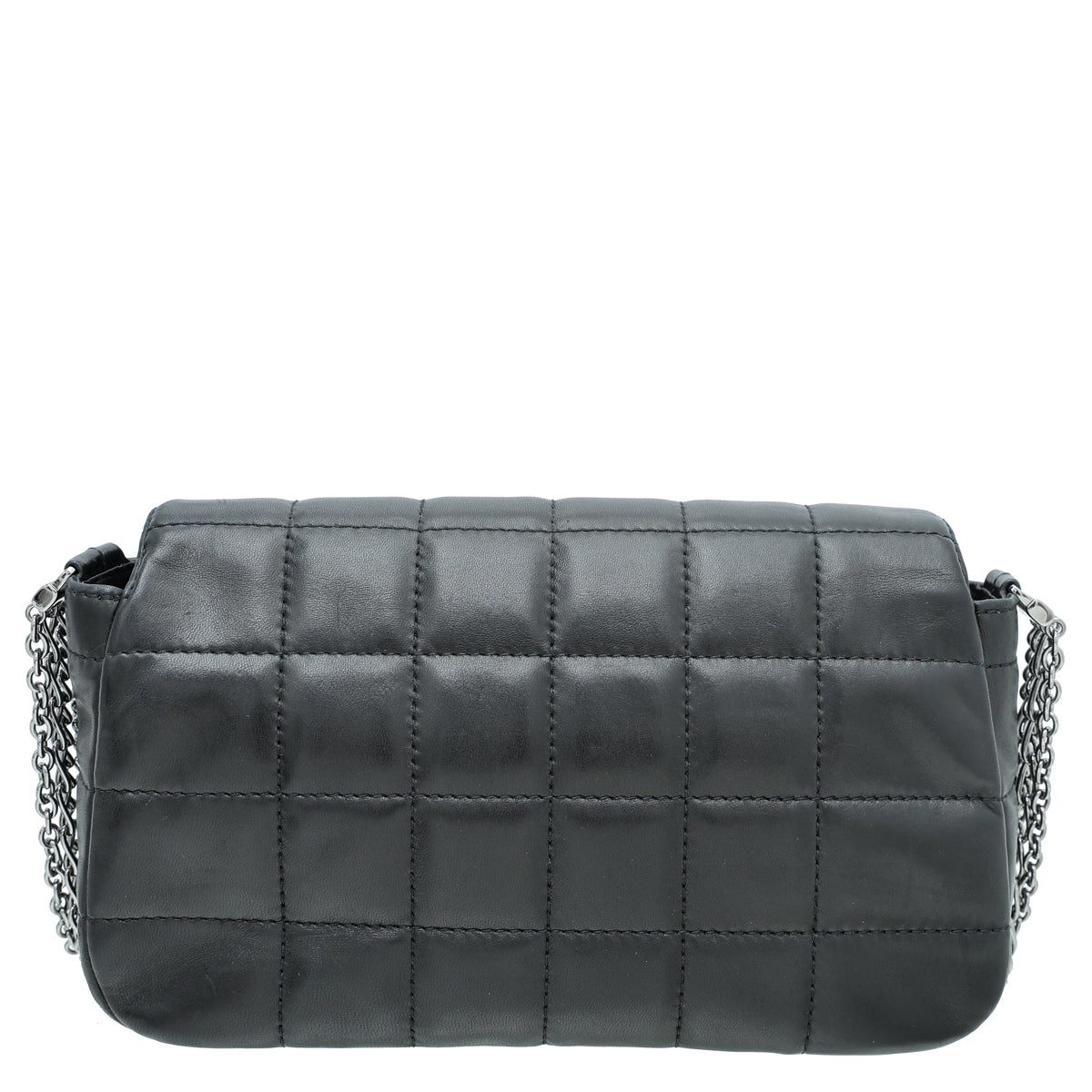 Chanel Black Chocolate Bar Multi Chain Flap Bag-Chanel-THE CLOSET