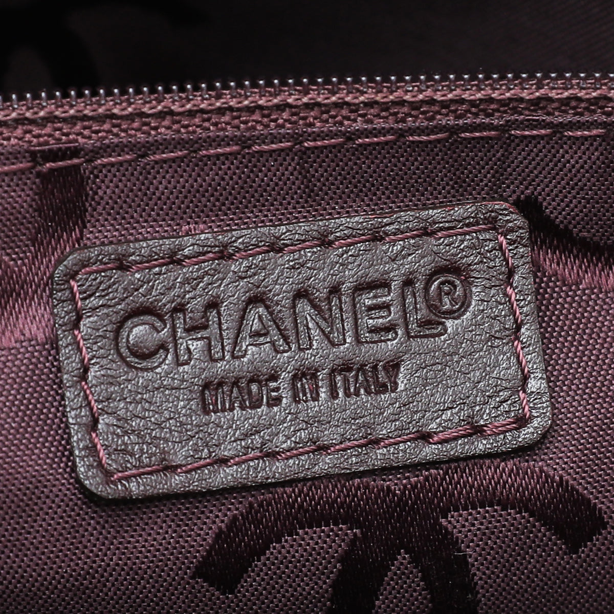 Chanel Burgundy Wild Stitch Top Handle Bag