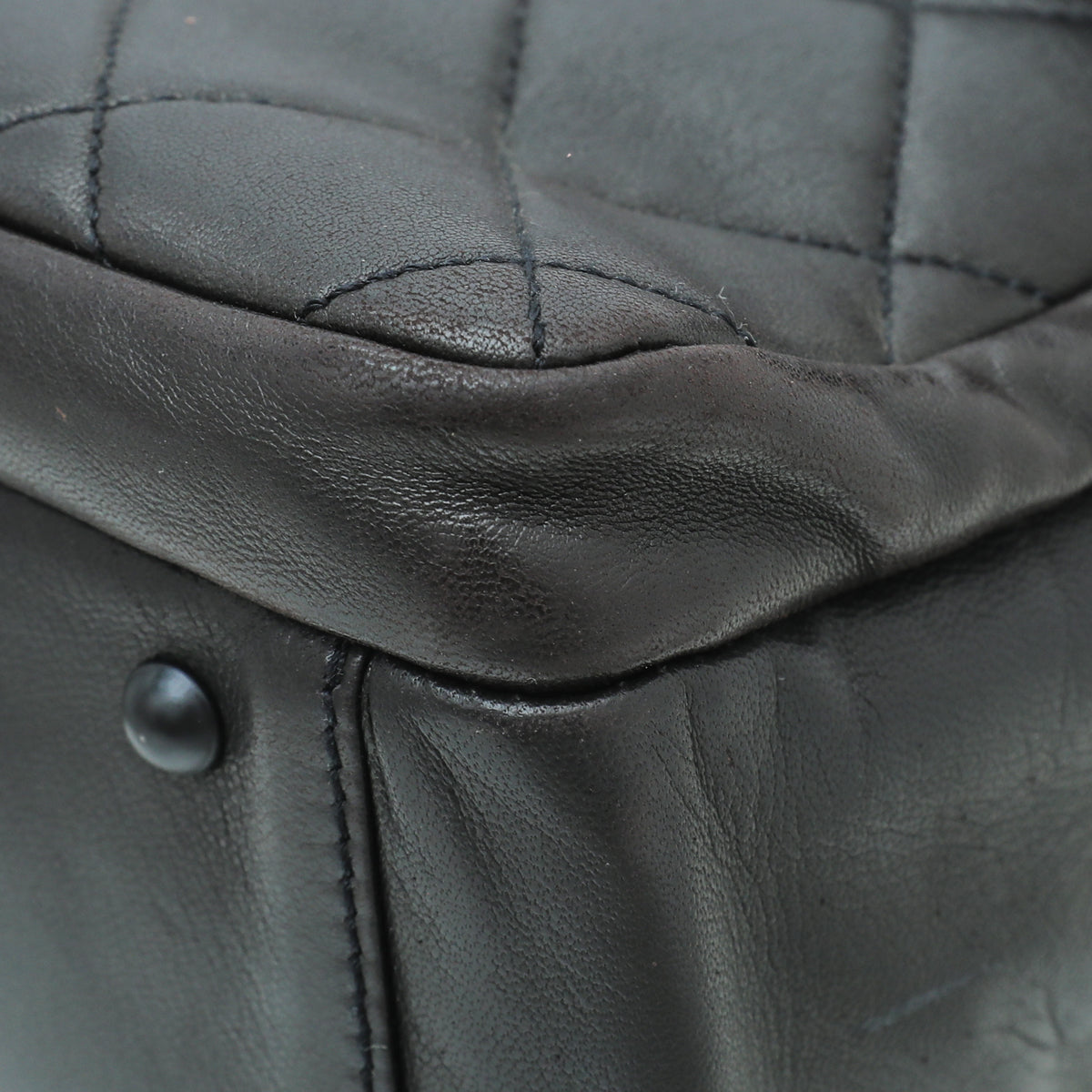 Chanel Chocolate Brown CC Resin Flap Zipped Bag