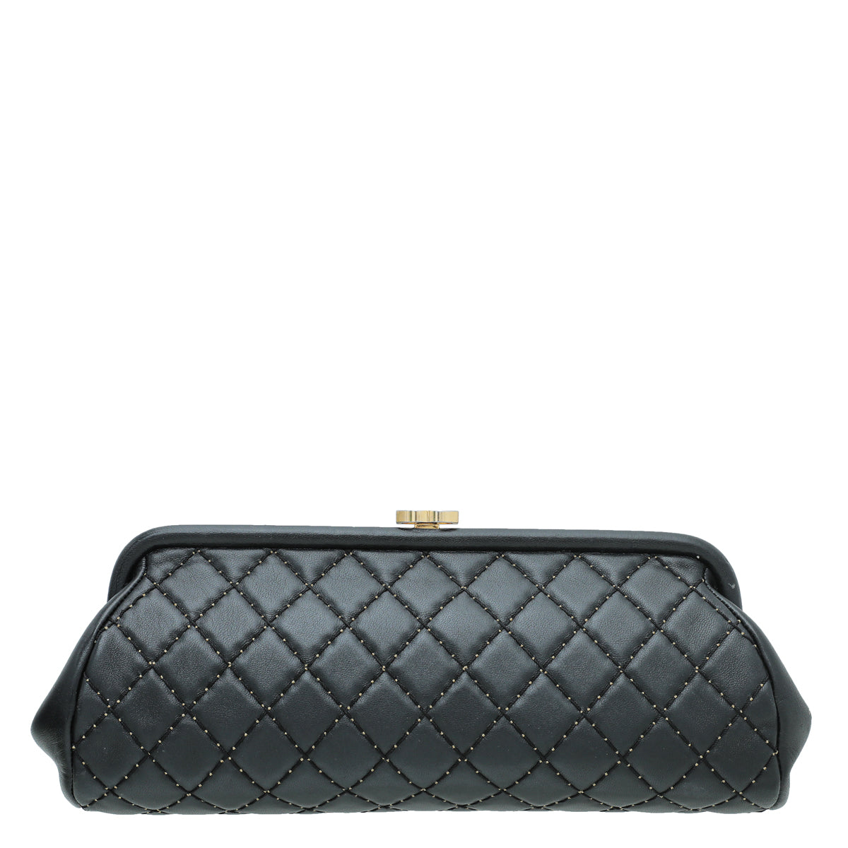 Chanel Black CC Quilted Timeless Clutch-Chanel-THE CLOSET