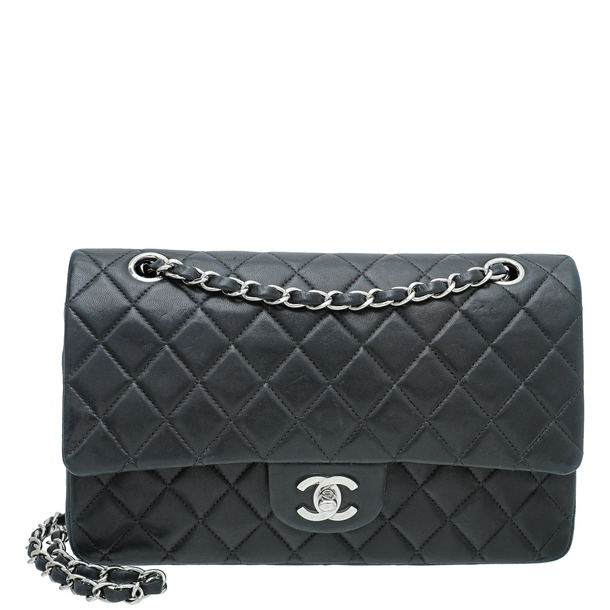 Chanel Black Classic Double Flap Medium Bag-Chanel-THE CLOSET