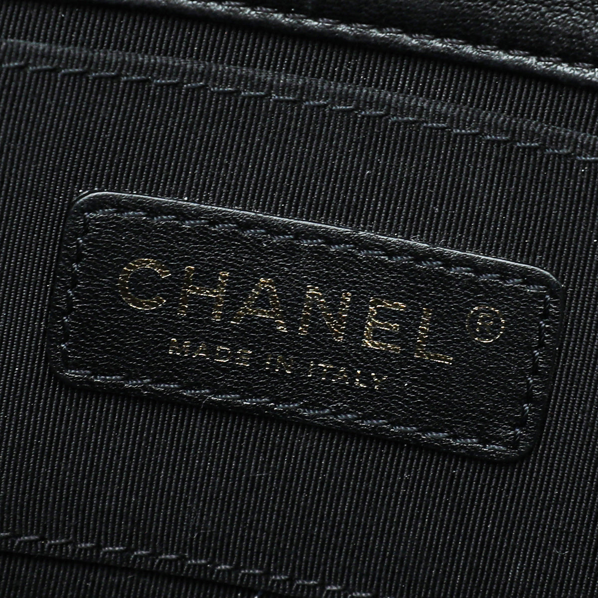 Chanel Black Vintage Studded Boy Brick Horizontal Chain Bag-Chanel-THE CLOSET