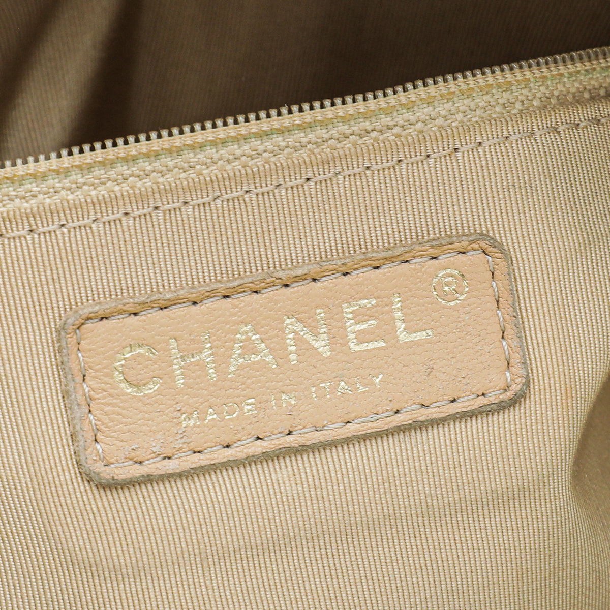 Chanel Bronze Brown CC Crown Quilted Tote Bag