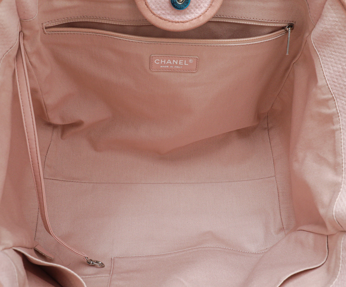 Chanel Lihgt Pink Deauville Tote Bag