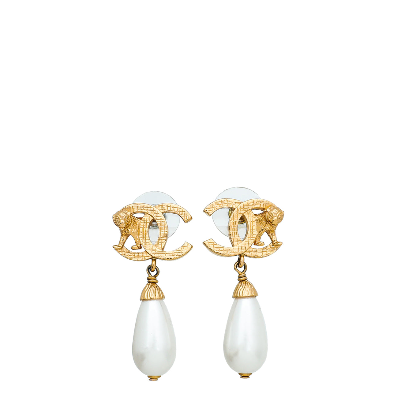 Chanel Glass Pearl Stud Earrings at 1stDibs  chanel glass pearl earrings  chanel diamond and pearl earrings chanel drop pearl earrings