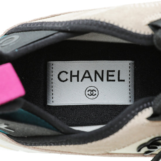 Chanel Weekender Sneakers Trainers Pink Leather ref.714483 - Joli Closet