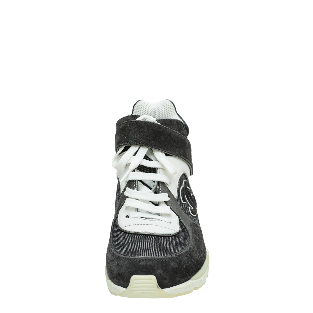 Chanel Multicolor CC Suede Fabric Ankle Sneaker 38-Chanel-THE CLOSET