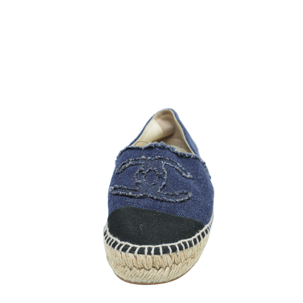 Chanel CC Cap Toe Espadrille 40-Chanel-THE CLOSET