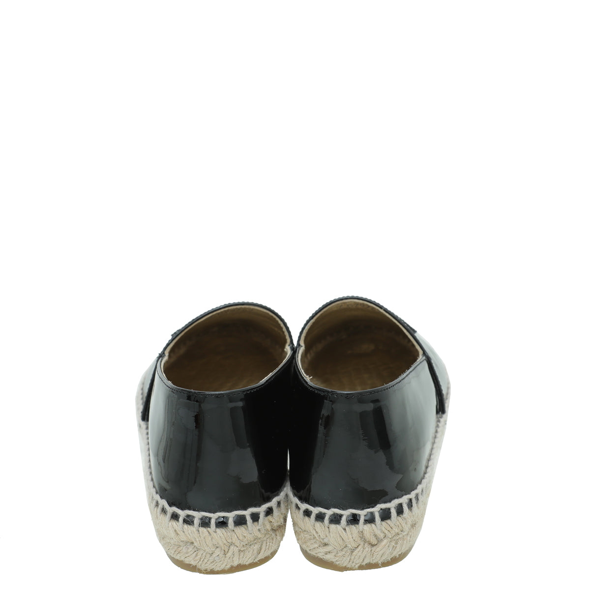 Chanel Black CC Espadrille 37