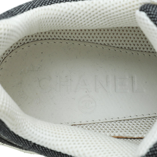 Chanel Tricolor CC Sneakers 38.5
