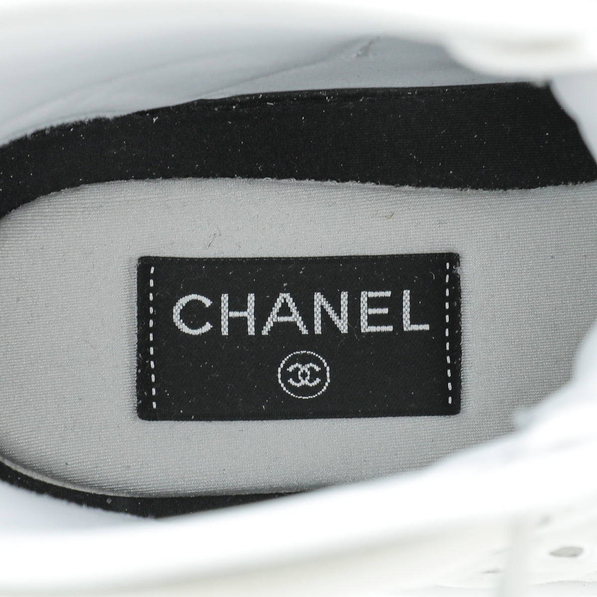 Chanel Light Grey CC Suede Ankle Sneaker 39.5-Chanel-THE CLOSET