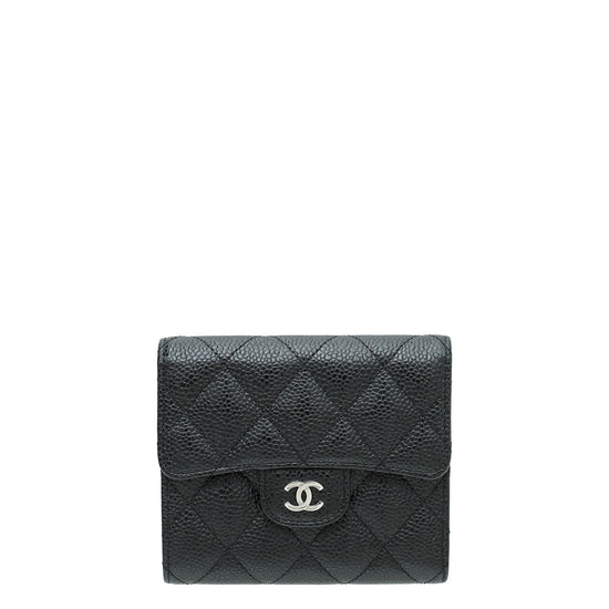 Chanel Black Small Classic Wallet – The Closet