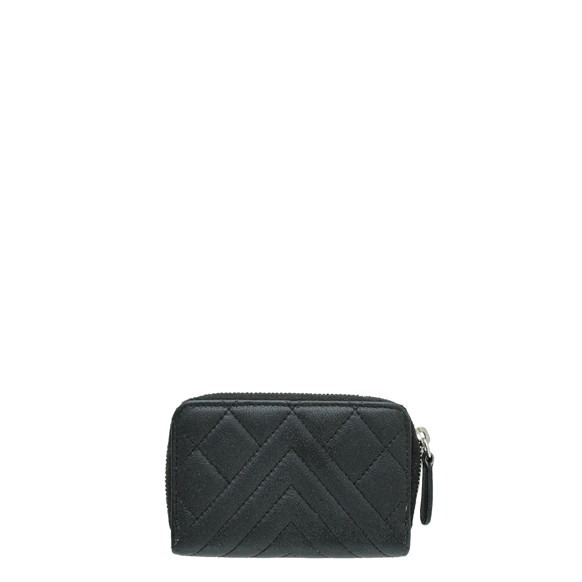 Chanel Black CC Multi Quilt Zipped Small Wallet