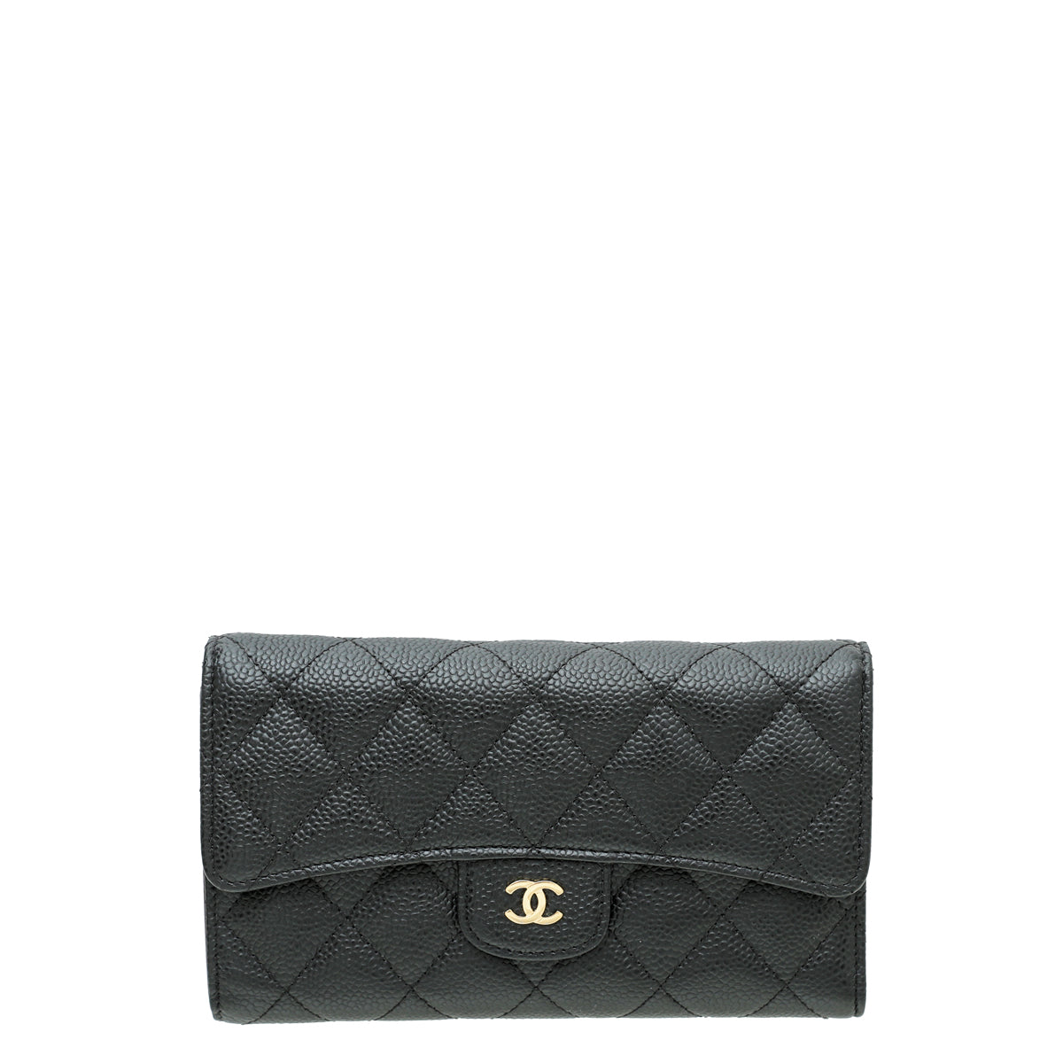 Chanel Black CC Classic Flap Wallet-Chanel-THE CLOSET