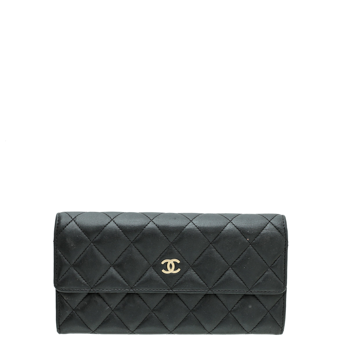 Chanel Black CC Classic Flap Wallet-Chanel-THE CLOSET