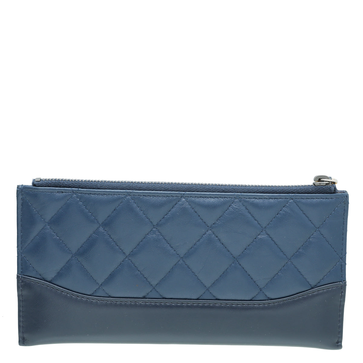 Chanel Navy Blue Gabrielle Zip Pouch-Chanel-THE CLOSET
