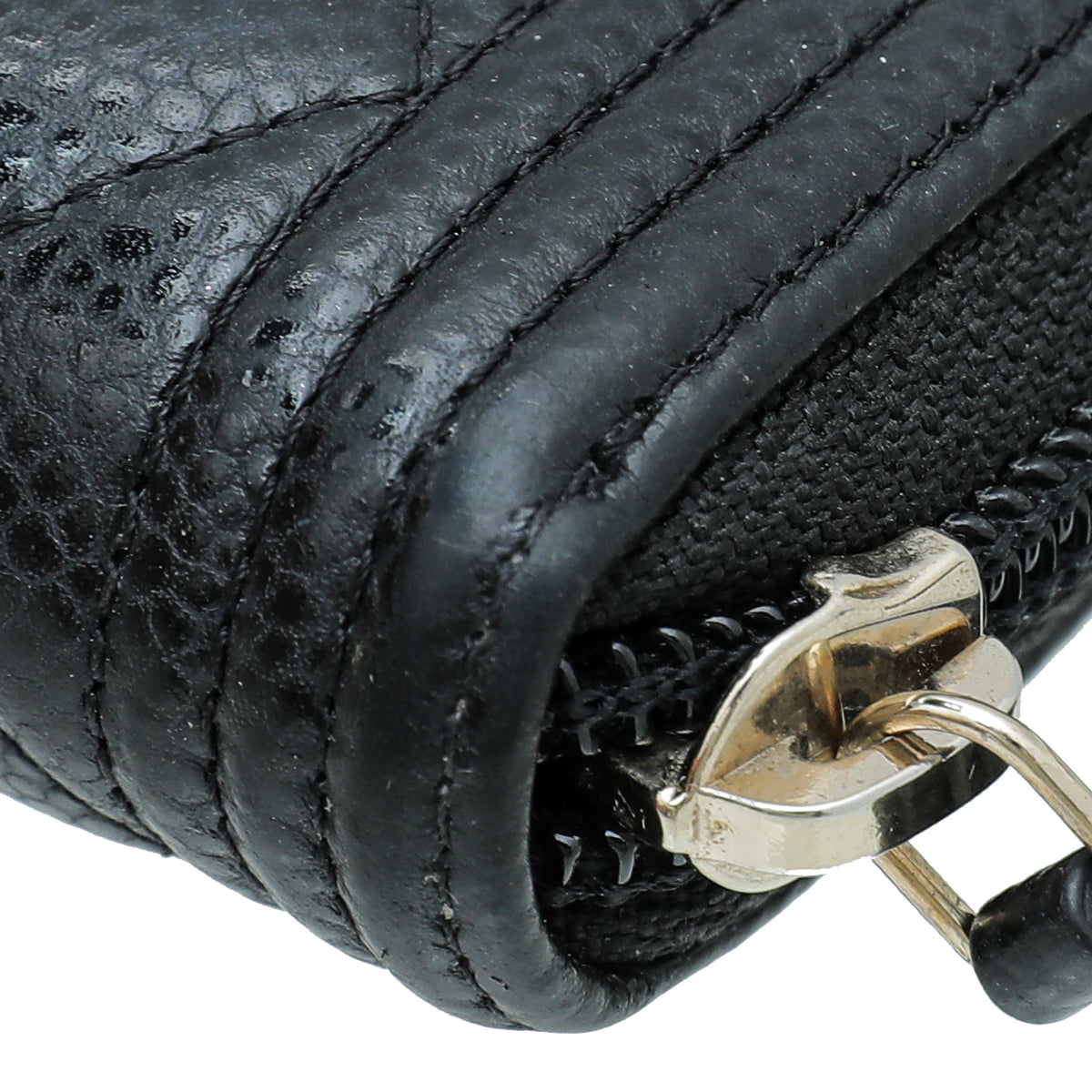 Chanel Black Le Boy Zipped Coin Purse