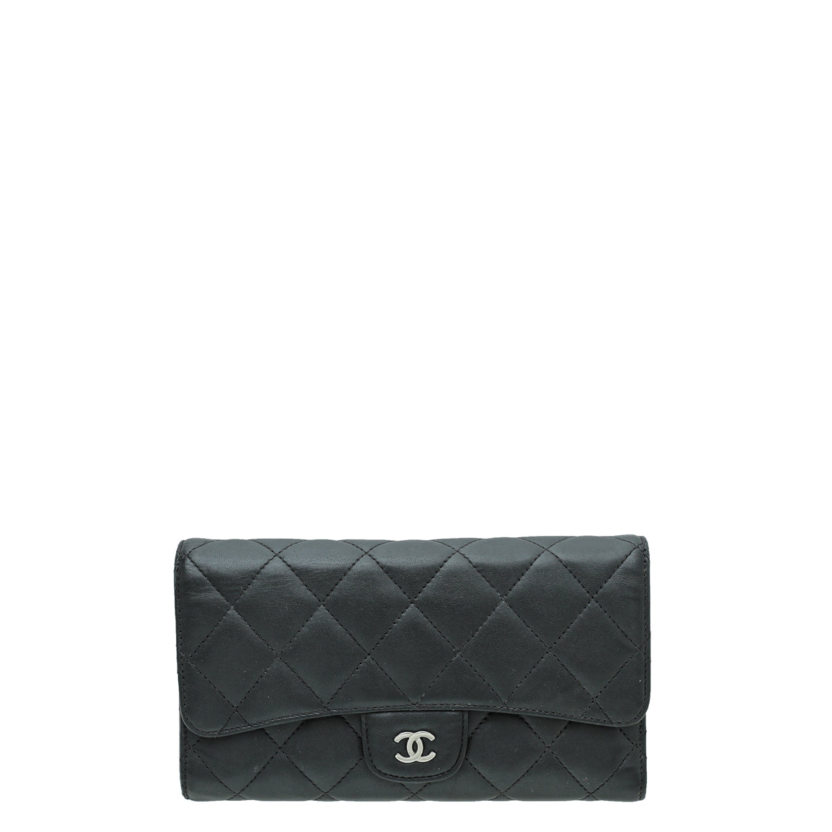 Chanel Black CC Classic Flap Wallet-Chanel-THE CLOSET
