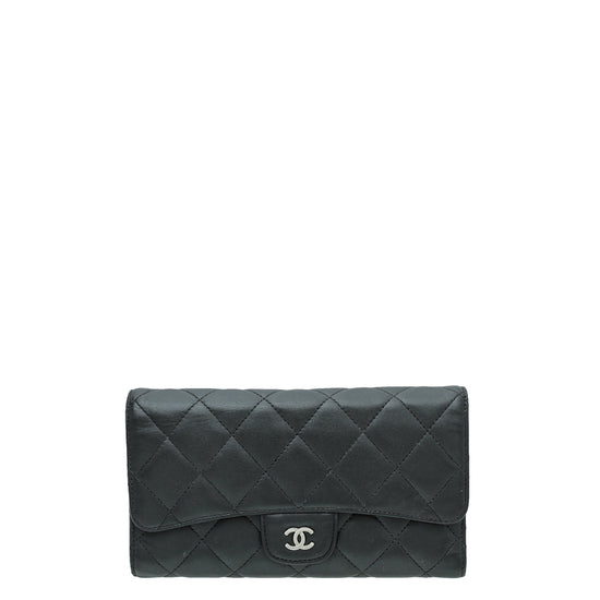 brown chanel flap wallet
