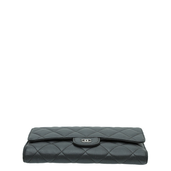 Chanel Black CC Classic Flap Wallet