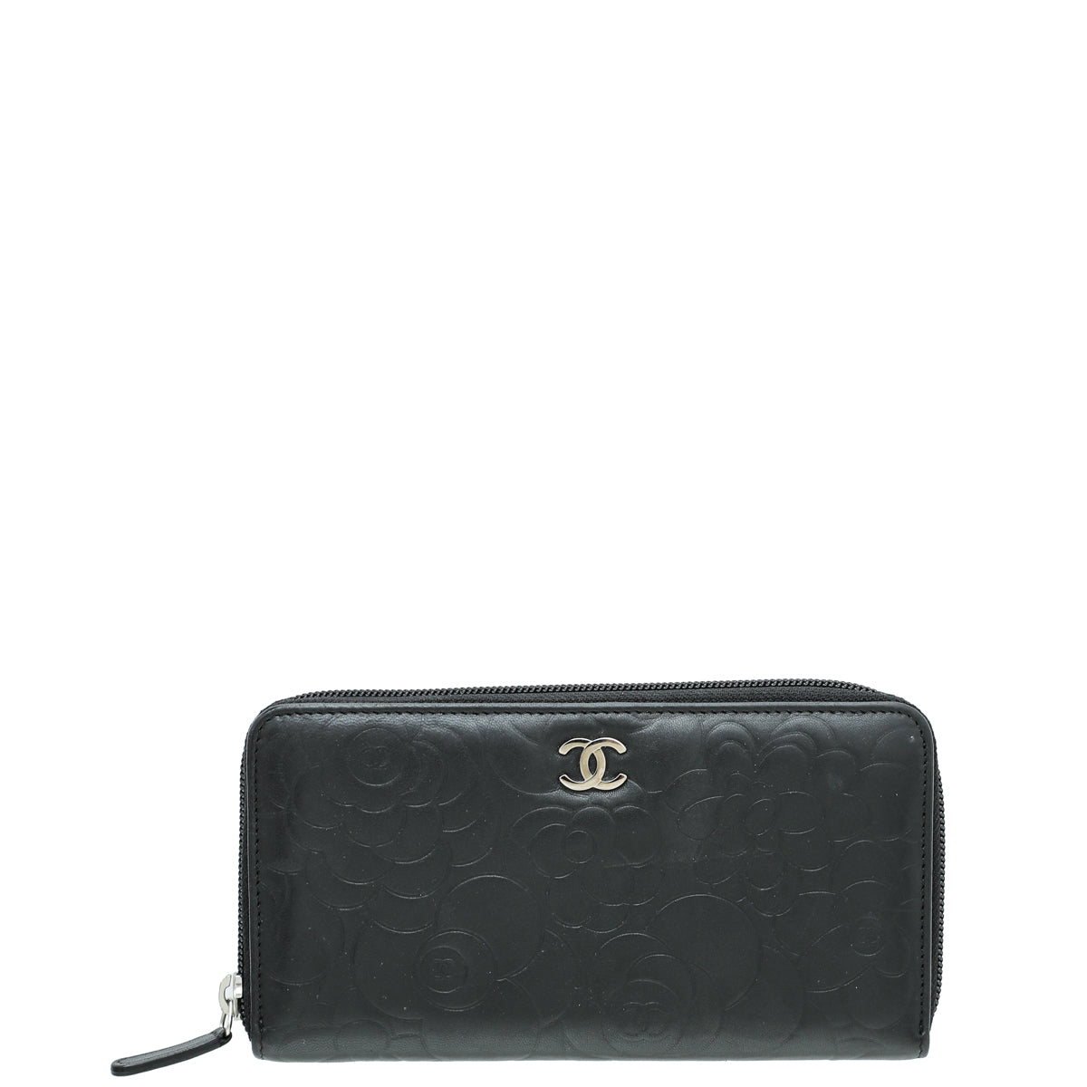 Chanel CC Camellia Flower Zip Around Wallet-Chanel-THE CLOSET