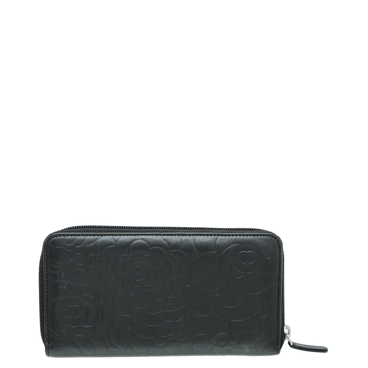 Chanel CC Camellia Flower Zip Around Wallet-Chanel-THE CLOSET