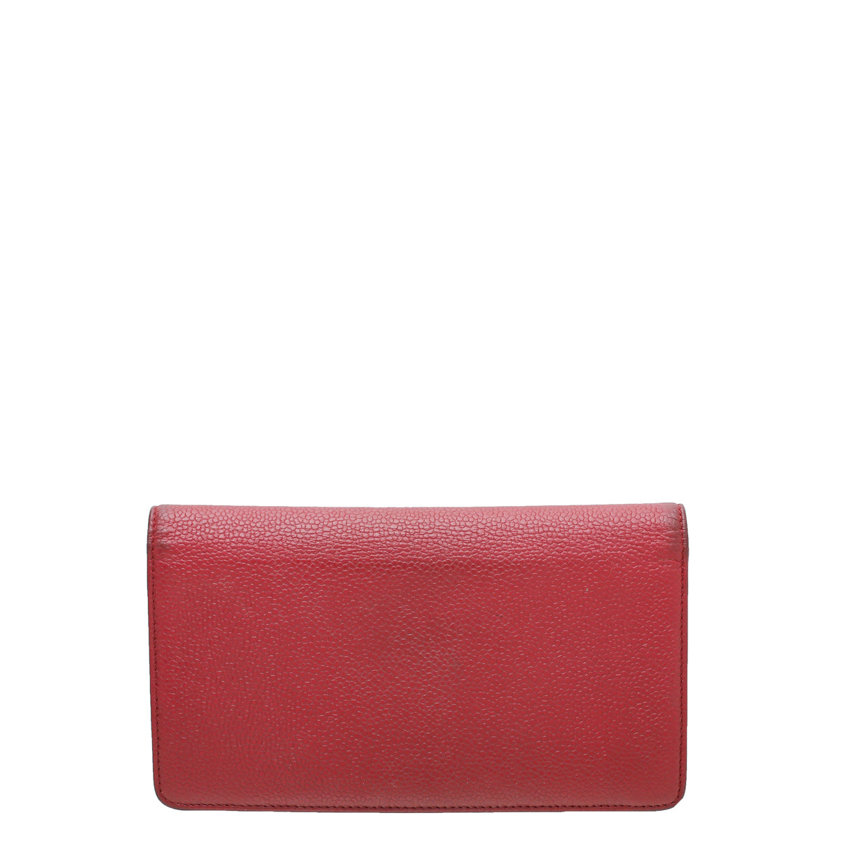 Chanel Red CC Timeless Yen Wallet-Chanel-THE CLOSET