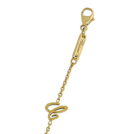 Chopard 18K Yellow Gold Diamonds Happy Icons Necklace