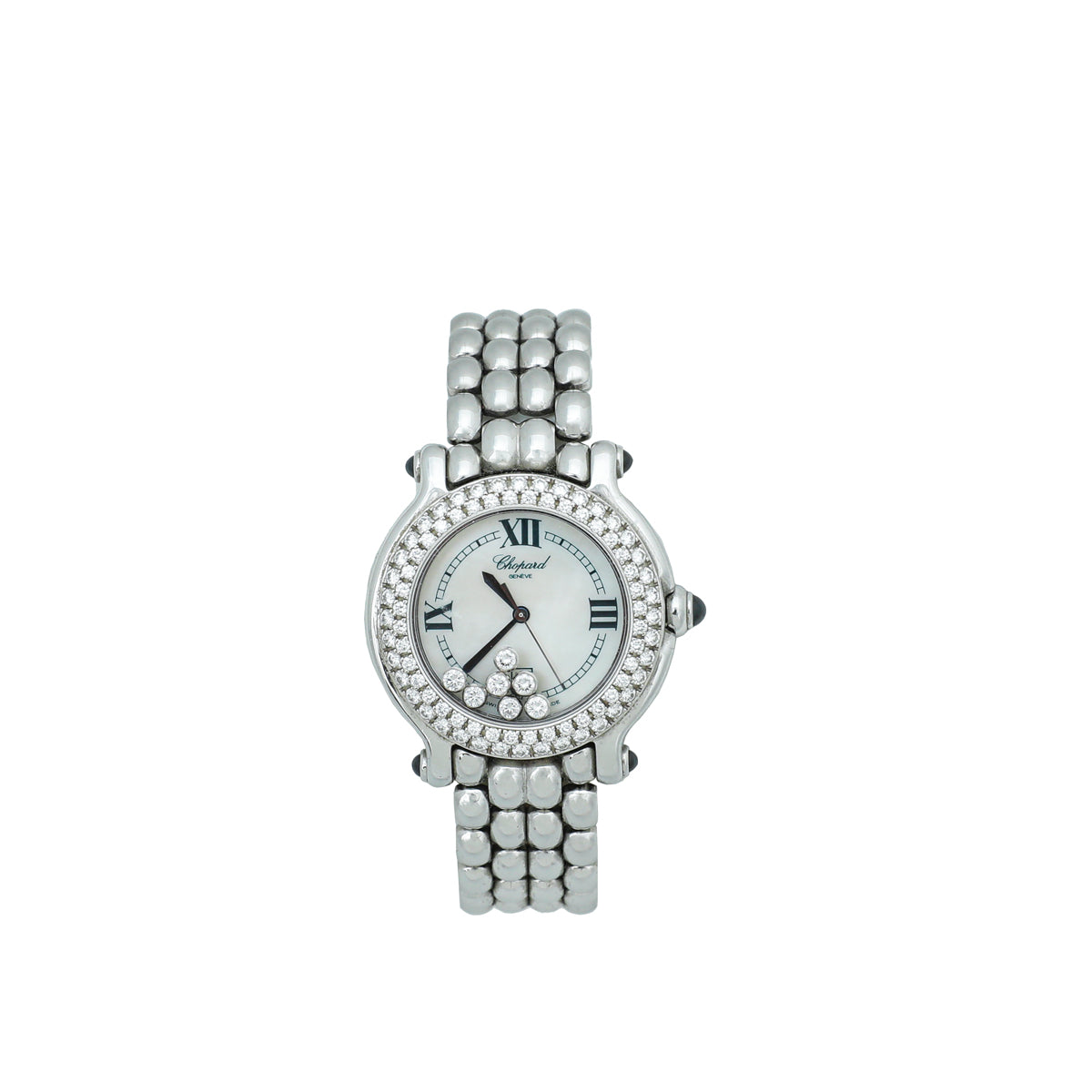 Chopard ST.ST MOP Diamond Quartz Happy Sport Watch-Chopard-THE CLOSET