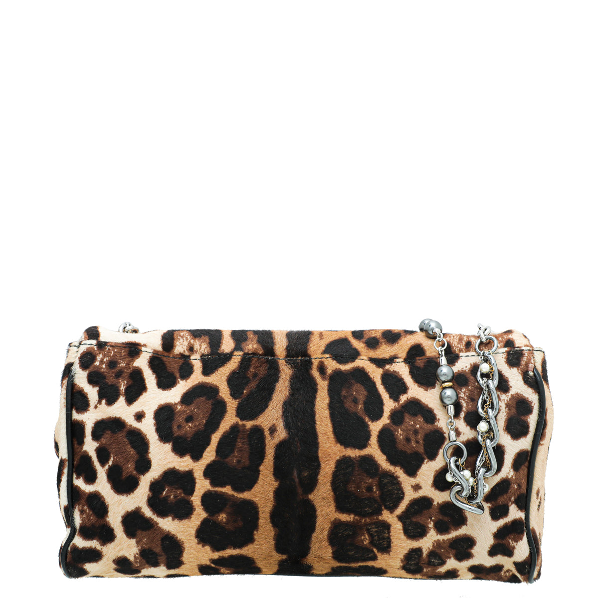 Dolce & Gabbana Brown Leopard Calf Hair Miss Charles Bag-Dolce & Gabbana-THE CLOSET