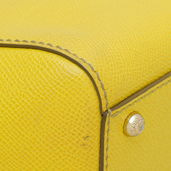 Dolce & Gabbana Yellow Sicily Medium Bag