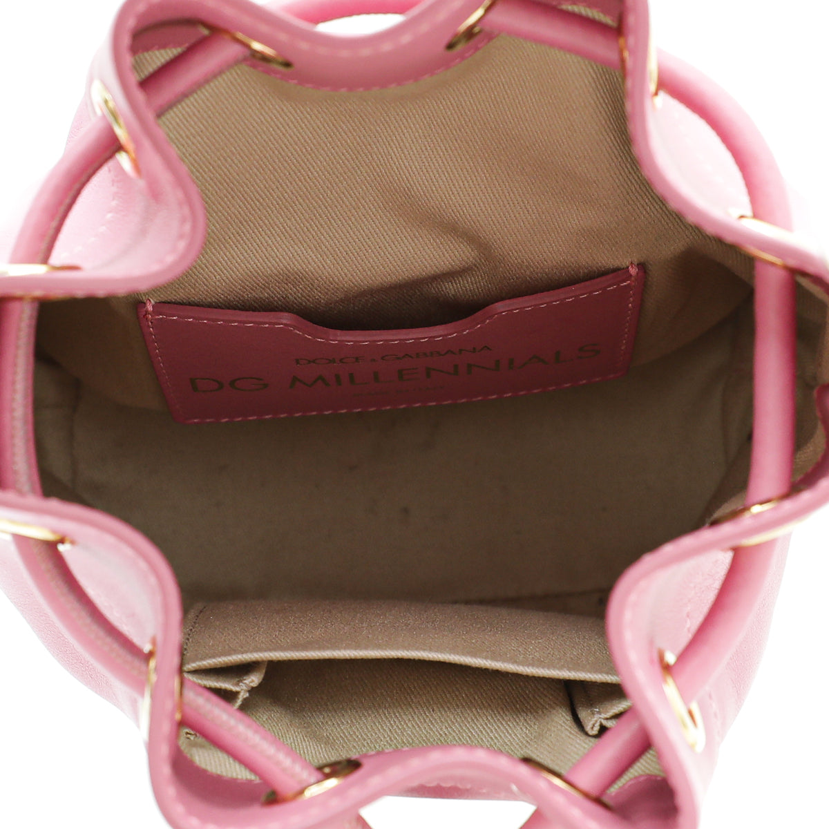 Dolce & Gabbana Pink DG Millenials Bucket Bag