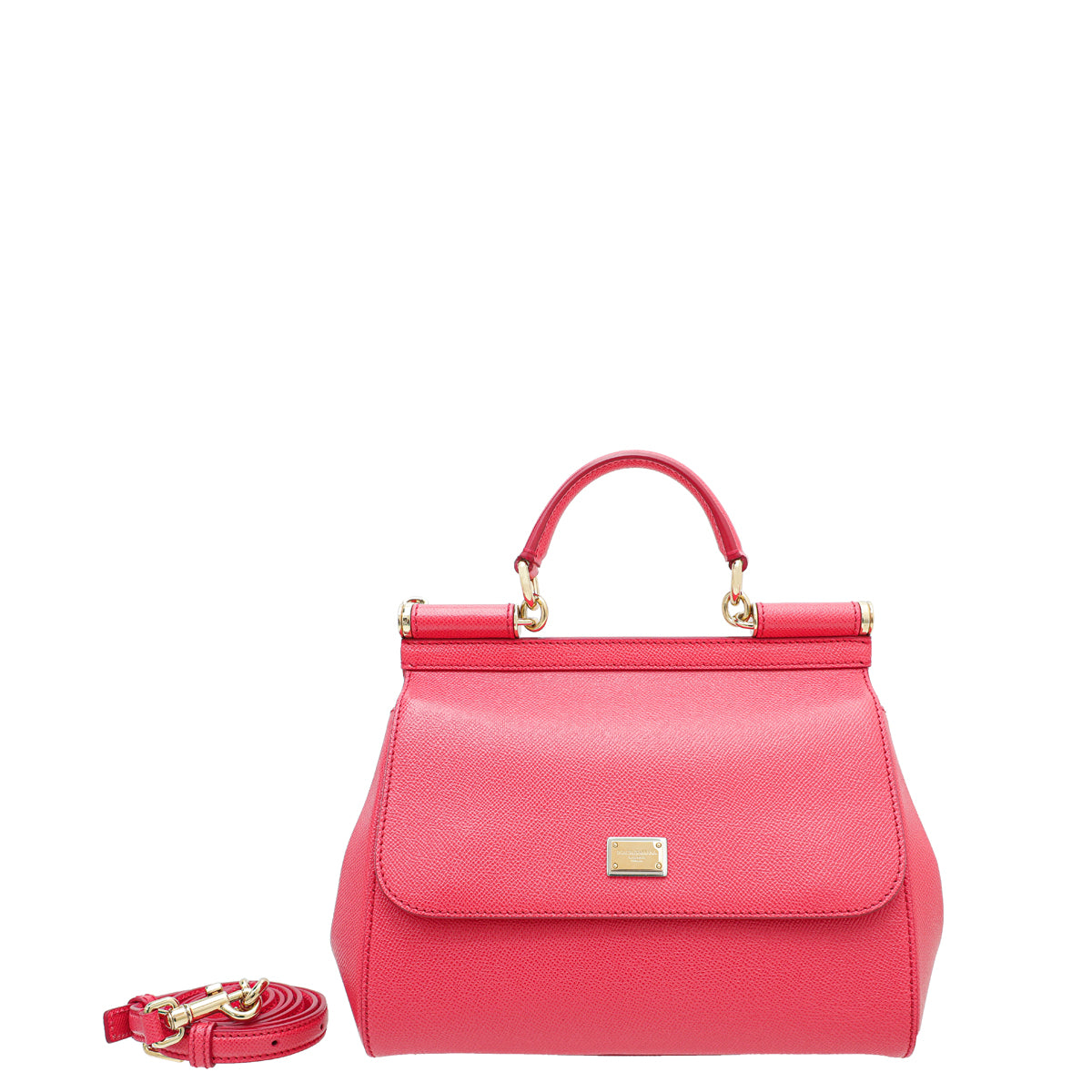 Dolce & Gabbana Watermelon Dauphine Sicily Medium Bag-Dolce & Gabbana-THE CLOSET