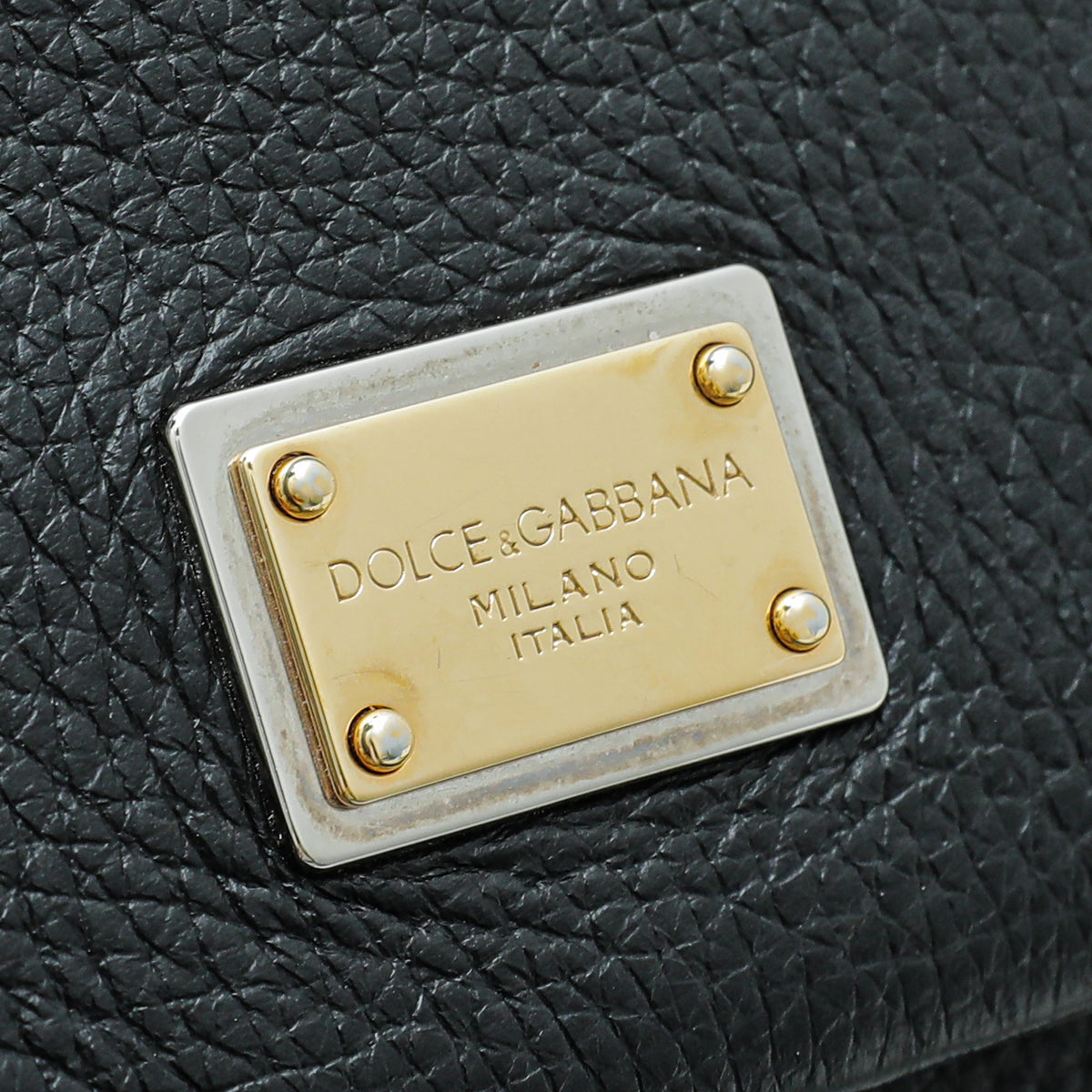 Dolce & Gabbana Black Sicily Large Bag