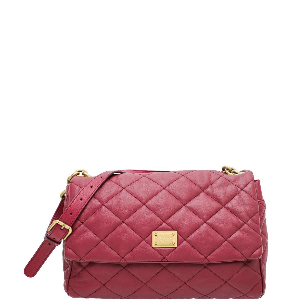Dolce & Gabbana Red Miss Kate Shoulder Bag-Dolce & Gabbana-THE CLOSET
