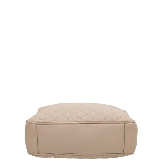 Dolce & Gabbana Nude Quilted Top Handle Camera Bag