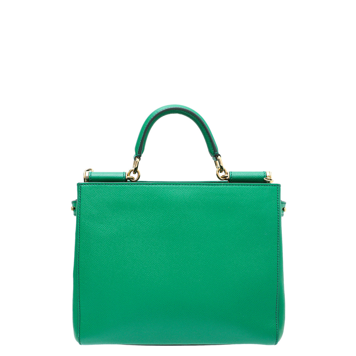 Dolce & Gabbana Green Dauphine Sicily Shopper Medium Bag-Dolce & Gabbana-THE CLOSET