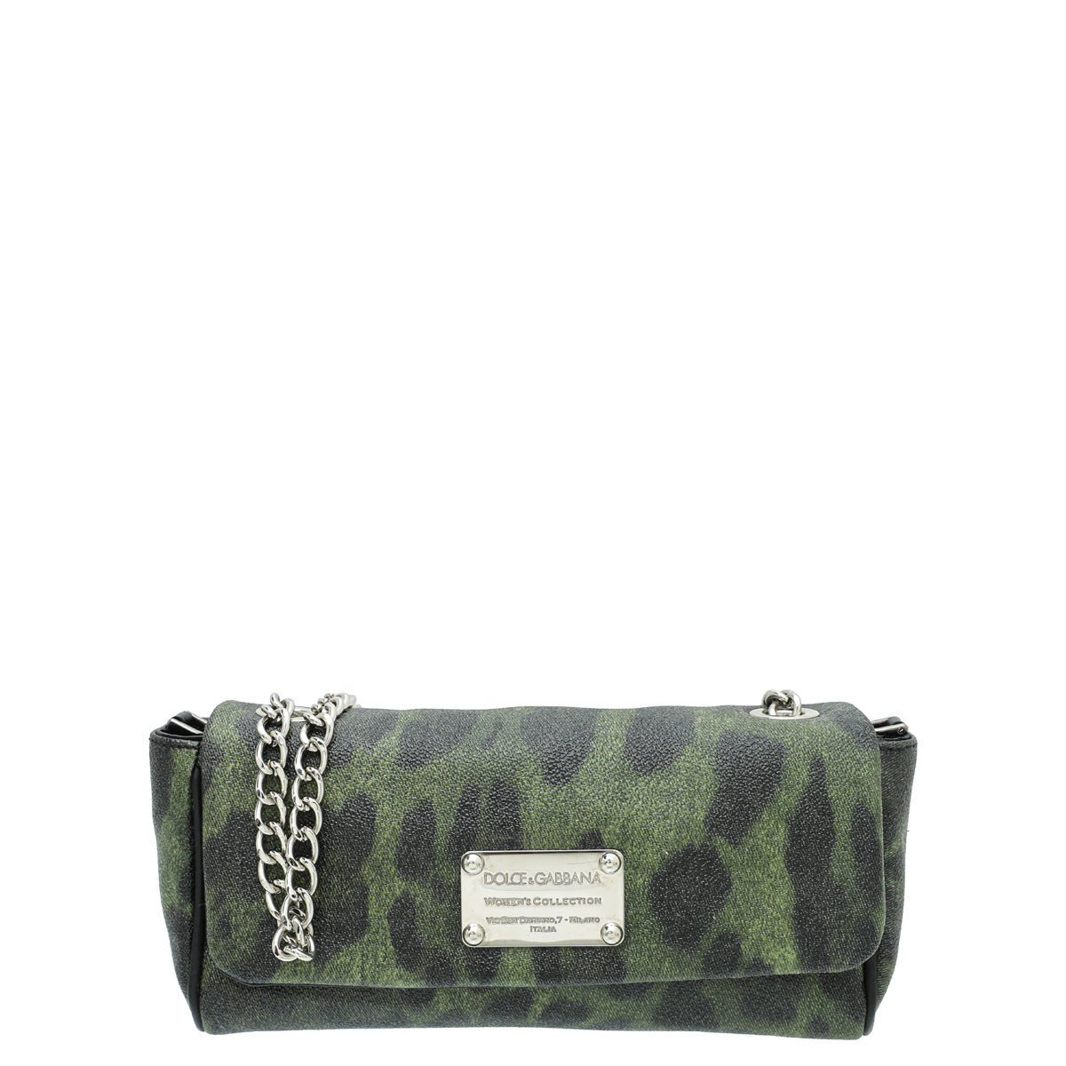 Dolce & Gabbana Bicolor Leopard Print Flap Chain Bag-Dolce & Gabbana-THE CLOSET
