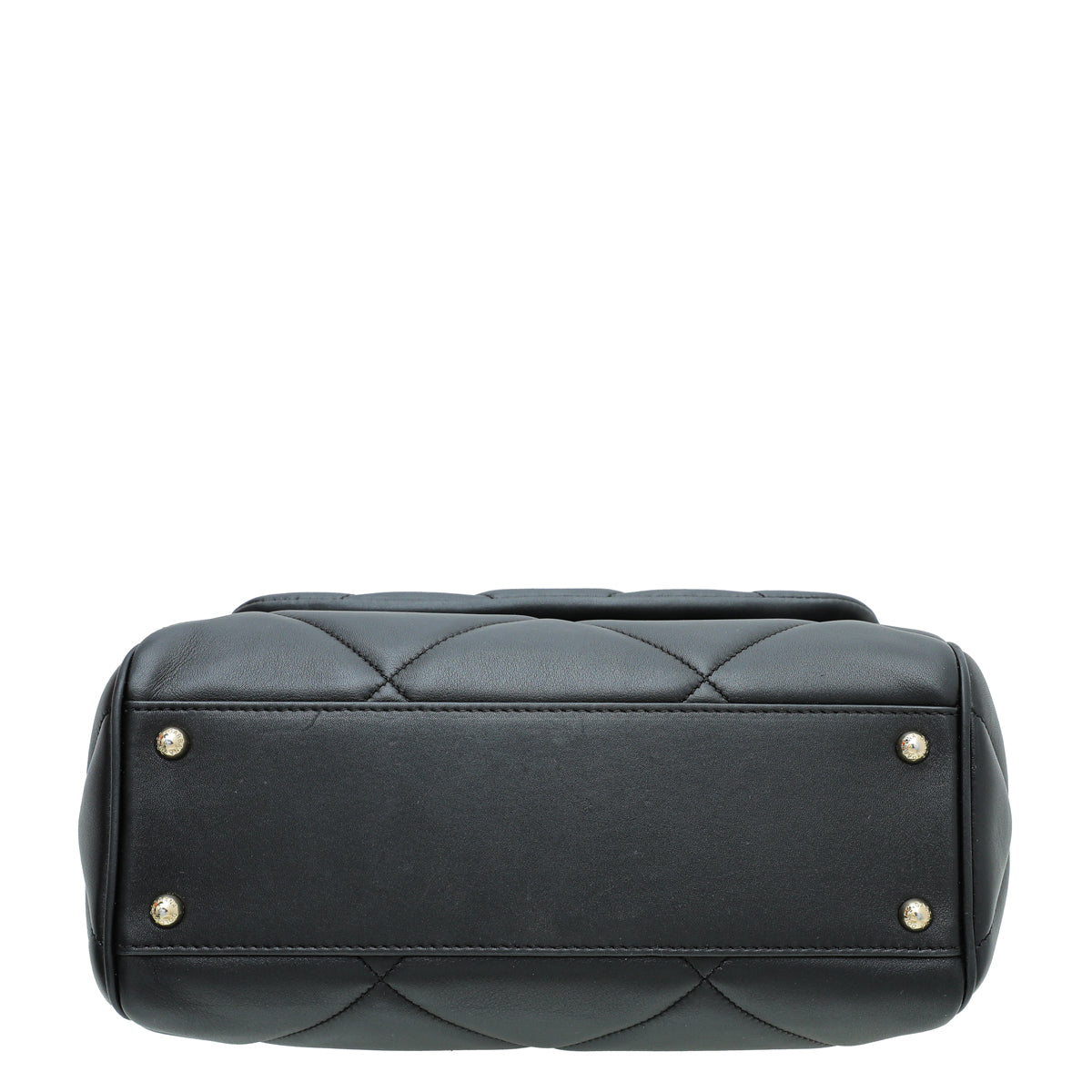 Dolce & Gabbana Black Quilted Sicily Medium Bag