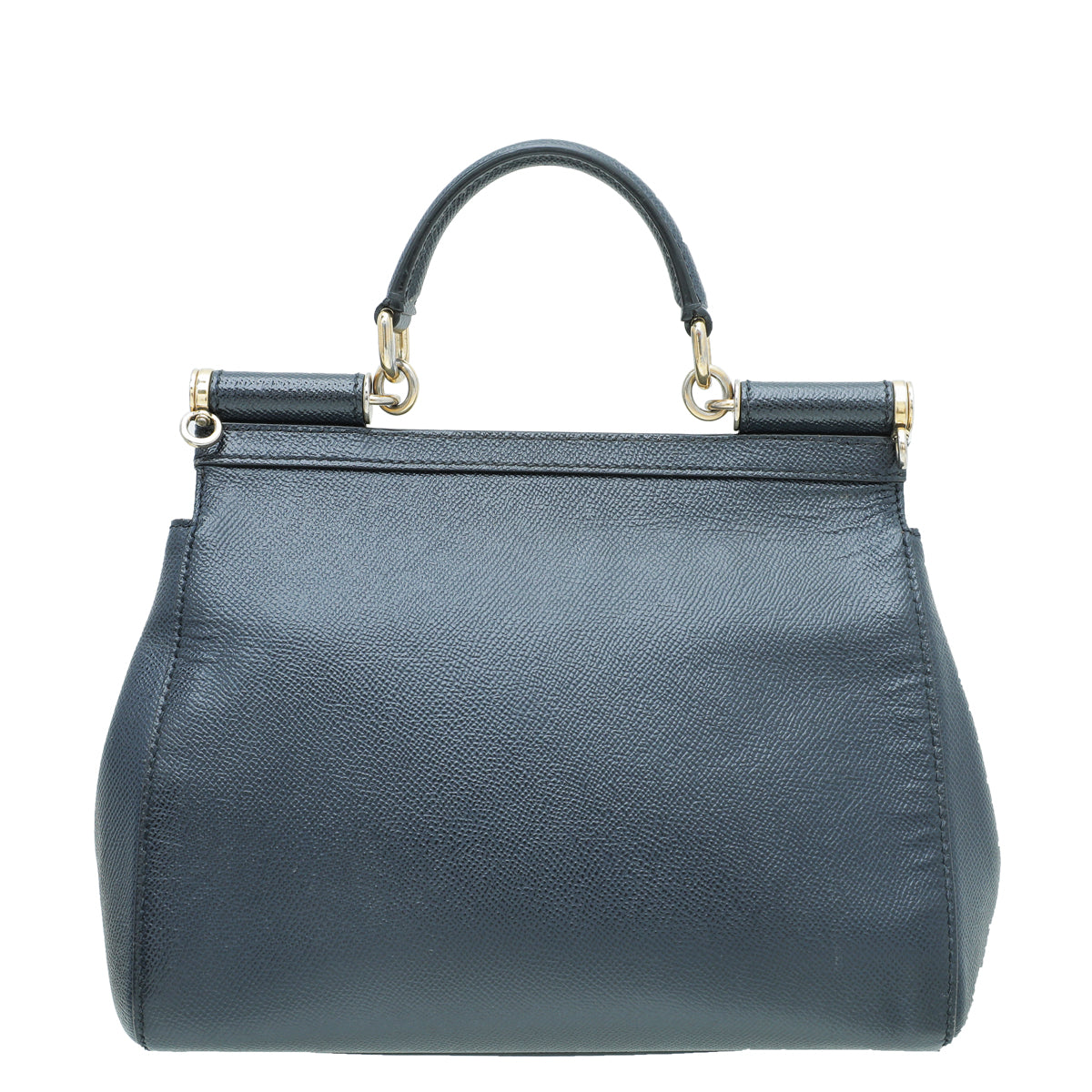 Dolce & Gabbana Navy Blue Sicily Medium Bag-Dolce & Gabbana-THE CLOSET