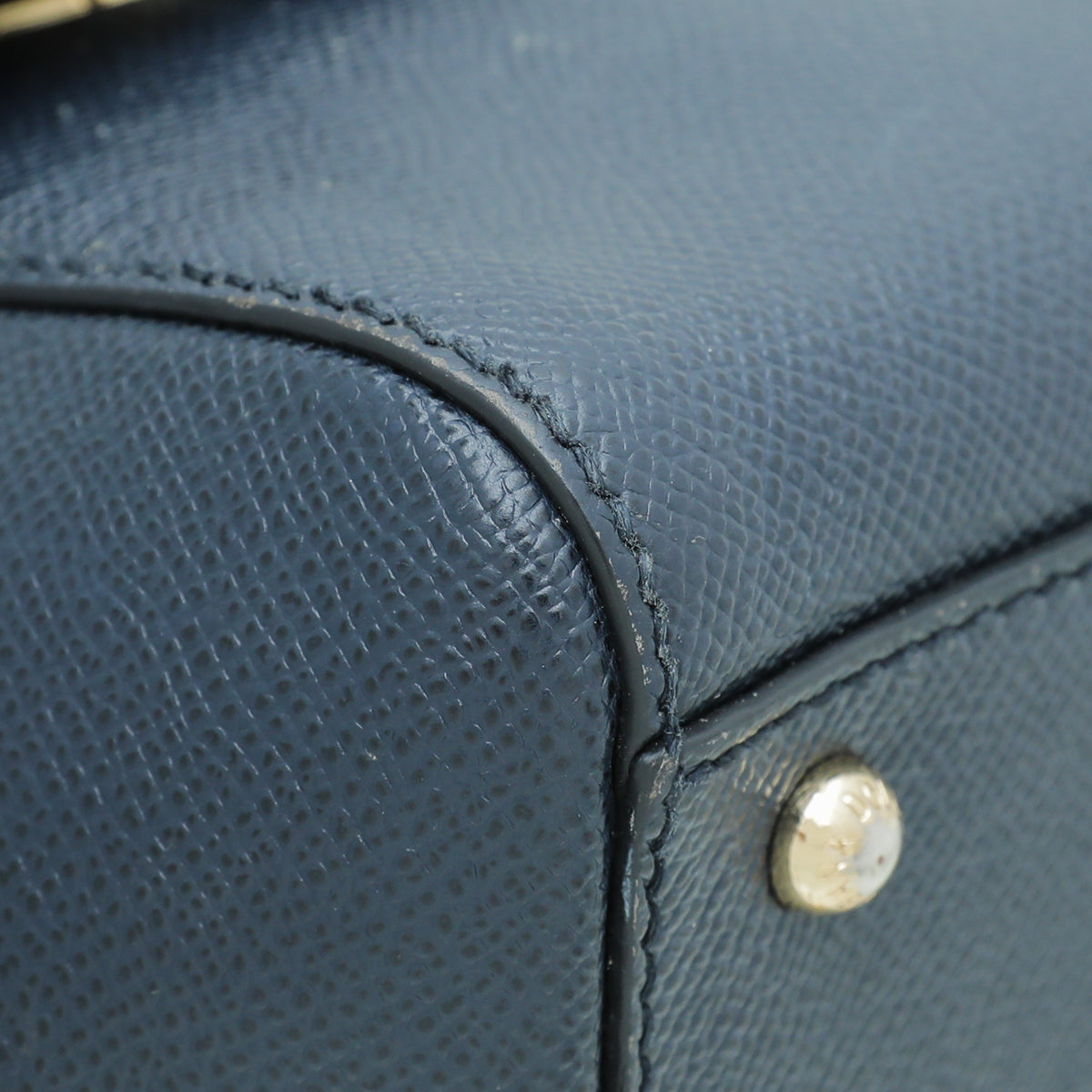 Dolce & Gabbana Navy Blue Sicily Medium Bag – THE CLOSET