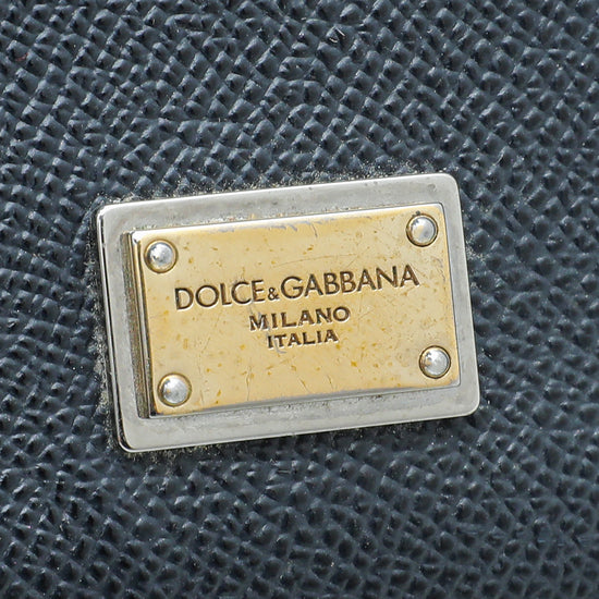 Dolce & Gabbana Navy Blue Sicily Medium Bag