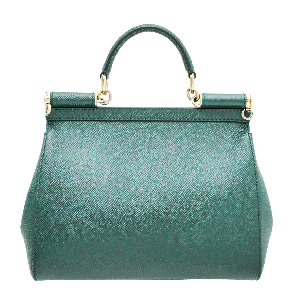 Dolce & Gabbana Forest Green Sicily Medium Bag-Dolce & Gabbana-THE CLOSET
