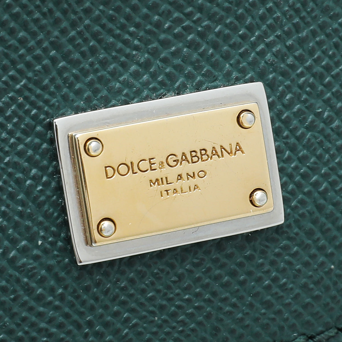 Dolce & Gabbana Forest Green Sicily Medium Bag